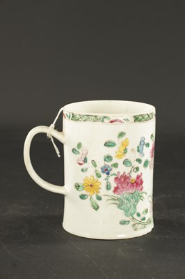 Lot 285 - A MID 18TH CENTURY BOW PORCELAIN MUG