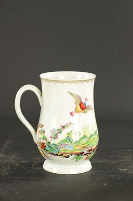 Lot 253 - A LATE 18TH CENTURY PLYMOUTH PORCELAIN MUG