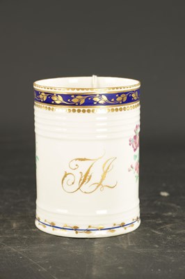 Lot 216 - A LATE 18TH CENTURY DERBY PORCELAIN MUG PAINTED BY EDWARD WITHERS