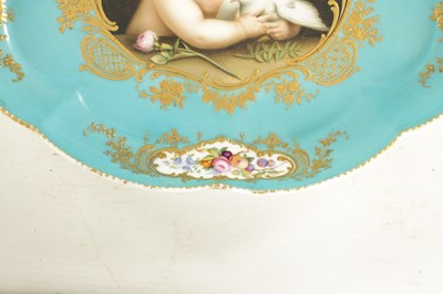 Lot 282 - A MID 19TH CENTURY MINTON PORCELAIN TRAY