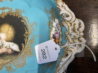 Lot 282 - A MID 19TH CENTURY MINTON PORCELAIN TRAY