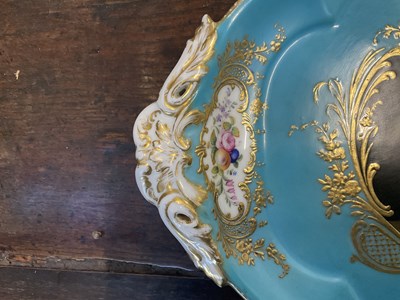 Lot 282 - A MID 19TH CENTURY MINTON PORCELAIN TRAY