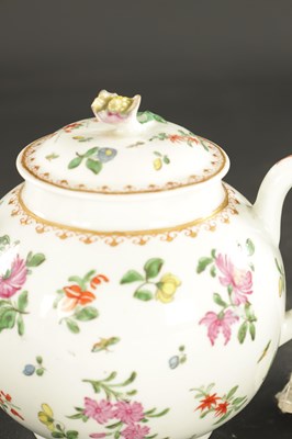 Lot 354 - TWO LATE 18TH CENTURY WORCESTER TEAPOTS