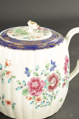 Lot 354 - TWO LATE 18TH CENTURY WORCESTER TEAPOTS