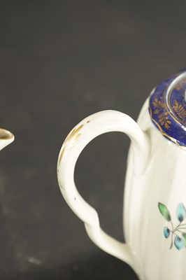 Lot 354 - TWO LATE 18TH CENTURY WORCESTER TEAPOTS