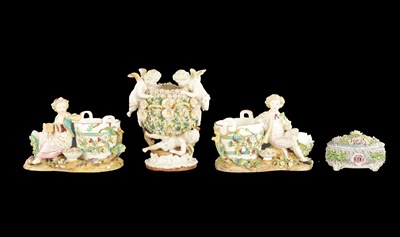 Lot 42 - FOUR PIECES OF MID 19TH CENTURY CONTINENTAL PORCELAIN