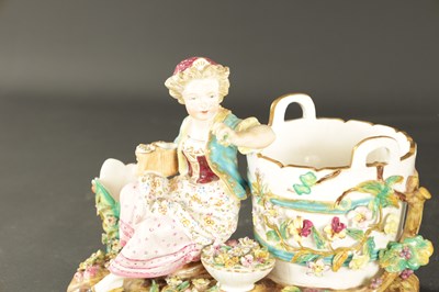 Lot 42 - FOUR PIECES OF MID 19TH CENTURY CONTINENTAL PORCELAIN