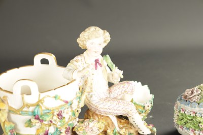 Lot 42 - FOUR PIECES OF MID 19TH CENTURY CONTINENTAL PORCELAIN