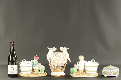 Lot 42 - FOUR PIECES OF MID 19TH CENTURY CONTINENTAL PORCELAIN