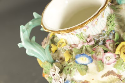 Lot 185 - A PAIR OF MID 19TH CENTURY MINTON PORCELAIN JARS AND COVERS