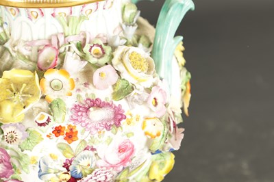 Lot 185 - A PAIR OF MID 19TH CENTURY MINTON PORCELAIN JARS AND COVERS