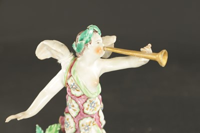 Lot 77 - A MID 18TH CENTURY BOW PORCELAIN FIGURE