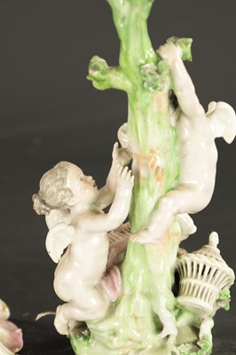 Lot 32 - TWO MID 18TH CENTURY DERBY PORCELAIN FIGURE GROUPS