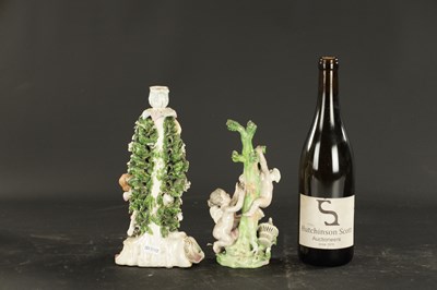 Lot 32 - TWO MID 18TH CENTURY DERBY PORCELAIN FIGURE GROUPS