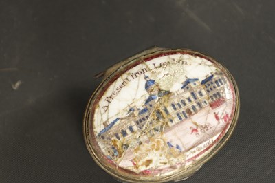 Lot 169 - A MID 18TH CENTURY STAFFORDSHIRE ENAMEL BOX