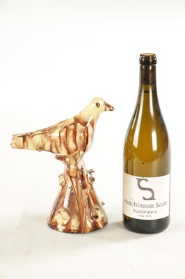 Lot 249 - A LATE 19TH CENTURY TREACLE GLAZE BIRD WHISTLE