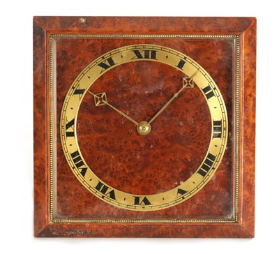 Lot 790 - A VINTAGE ABONYNA AND GILT BRASS FRENCH EIGHT-DAY SPRING DRIVEN STRUTT CLOCK