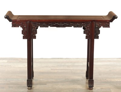 Lot 147 - A GOOD 19TH CENTURY CHINESE HARDWOOD ALTAR TABLE