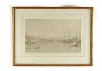 Lot 912 - A 19TH CENTURY SEPIA WATERCOLOUR