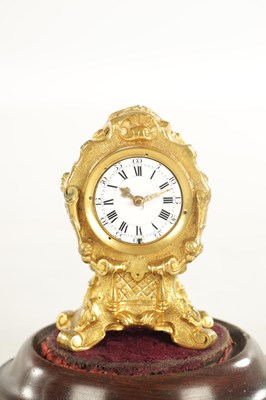 Lot 778 - GEORGE LINDSAY, A GEORGE III ORMOLU CASED VERGE FUSEE MANTEL CLOCK