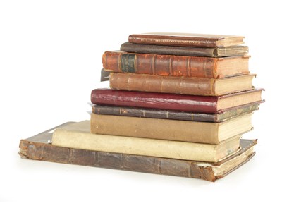 Lot 576 - A COLLECTION OF NINE 18TH / 19TH CENTURY RENT BOOKS AND LEDGERS