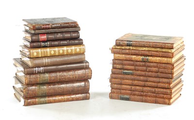 Lot 582 - A COLLECTION OF TWENTY-TWO 18TH / 19TH CENTURY BOOKS