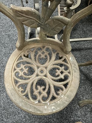 Lot 1226 - A PAIR OF 19TH CENTURY COALBROOKDALE STYLE CAST IRON GARDEN SEATS