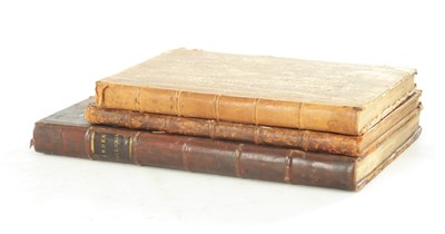 Lot 578 - A 17TH CENTURY BOOK AND TWO 18TH CENTURY BOOKS