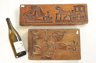 Lot 1169 - TWO 18TH CENTURY GINGERBREAD MOULDS