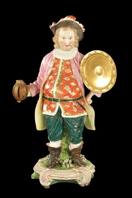 Lot 409 - A LARGE DERBY FIGURE OF QUINN AS FALSTAFF