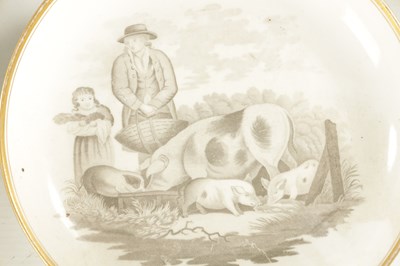 Lot 144 - A PAIR OF MID 19TH CENTURY COPELAND AND GARRET SHAPED PLATES PAINTED WITH FLOWERS AND 6 OTHERS