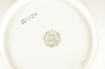 Lot 144 - A PAIR OF MID 19TH CENTURY COPELAND AND GARRET SHAPED PLATES PAINTED WITH FLOWERS AND 6 OTHERS