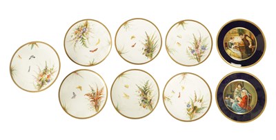 Lot 261 - A ENGLISH PORCELAIN PART DESSERT SERVICE CIRCA 1870