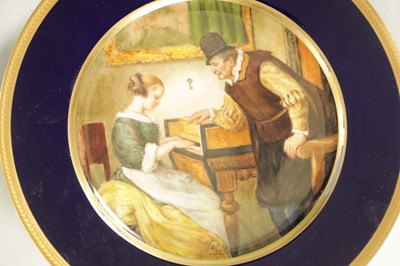 Lot 261 - A ENGLISH PORCELAIN PART DESSERT SERVICE CIRCA 1870
