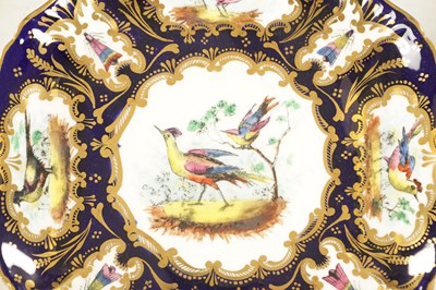 Lot 214 - A 19TH CENTURY STAFFORDSHIRE PORCELAIN DESSERT SERVICE CIRCA 1850