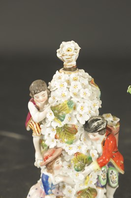 Lot 300 - A COLLECTION OF FIVE LATE 19TH CENTURY CONTINENTAL PORCELAIN