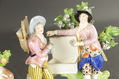 Lot 300 - A COLLECTION OF FIVE LATE 19TH CENTURY CONTINENTAL PORCELAIN