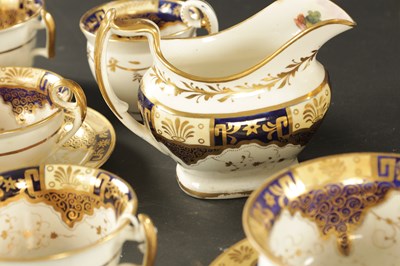 Lot 60 - AN ENGLISH PORCELAIN PART TEA SET CIRCA 1830