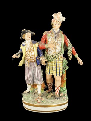 Lot 205 - A RARE DERBY PORCELAIN FIGURE GROUP CIRCA 1790