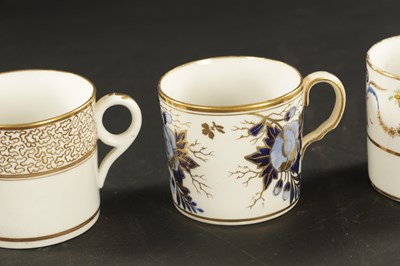 Lot 270 - A COLLECTION OF EIGHT MINTON COFFE CANS CIRCA 1810