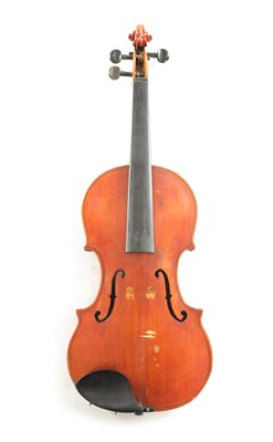 Lot 607 - AN ANTIQUE ENGLISH VIOLIN LABELLED JOHN SWIFT 1895