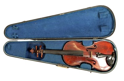 Lot 627 - AN ANTIQUE VIOLIN LABELLED CELEBRE VOSGIEN