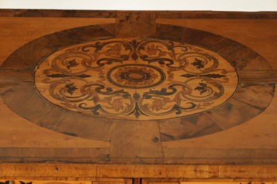 Lot 1265 - A WILLIAM AND MARY MARQUETRY AND FIGURED WALNUT CHEST OF DRAWERS