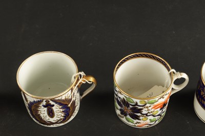 Lot 168 - A COLLECTION OF SIX EARLY 19TH CENTURY NEW HALL COFFEE CANS
