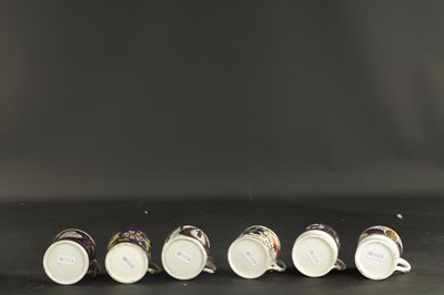Lot 168 - A COLLECTION OF SIX EARLY 19TH CENTURY NEW HALL COFFEE CANS