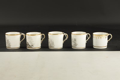 Lot 353 - A COLLECTION OF FOUR EARLY 19TH CENTURY SPODE COFFEE CANS