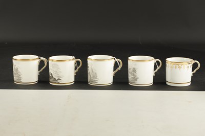 Lot 353 - A COLLECTION OF FOUR EARLY 19TH CENTURY SPODE COFFEE CANS