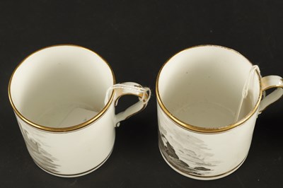 Lot 353 - A COLLECTION OF FOUR EARLY 19TH CENTURY SPODE COFFEE CANS