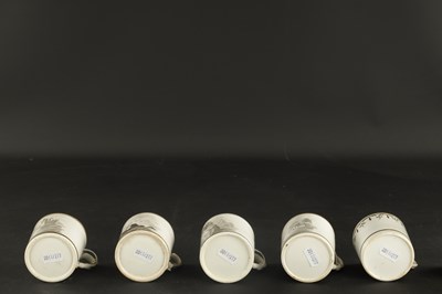 Lot 353 - A COLLECTION OF FOUR EARLY 19TH CENTURY SPODE COFFEE CANS