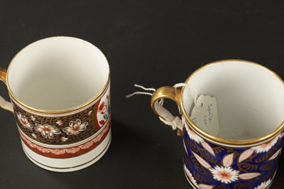 Lot 278 - A COLLECTION OF TEN EARLY 19TH CENTURY SPODE COFFEE CANS